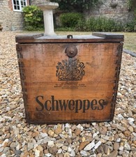 Vintage Schweppes Syphon Wooden Crate Box H Smith (Hull) Ltd c1961 Prop TV Film