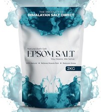 2kg Pure Epsom Salts Magnesium Sulphate Vegan Non-GMO Muscle Relax & Recover