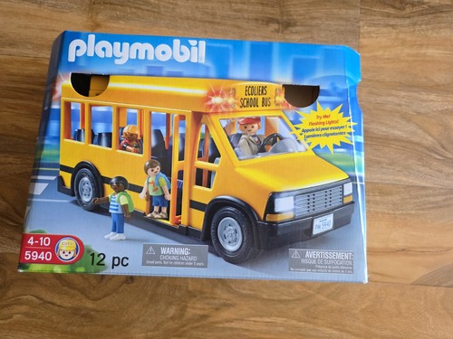Playmobil 5940 school bus - playmobil, with