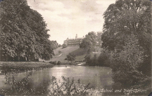 Shrewsbury school and river - shrewsbury,,