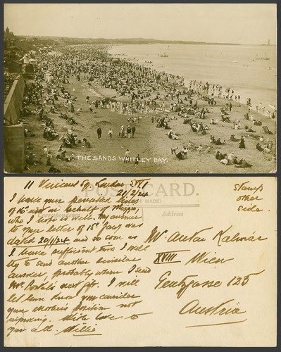 Whitley bay 1924 old real - bay,