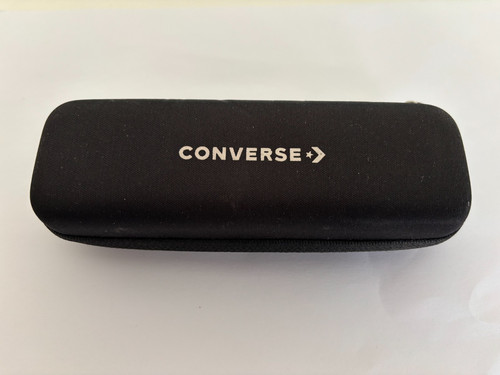 Converse black glasses case
