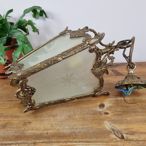 Antique brass hanging hall - hanging,