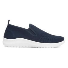 Mens Shoes Blue Adults Slip On