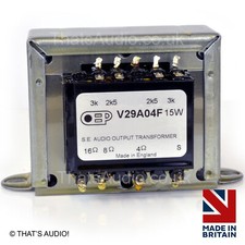 GUITAR Amplifier Output transformer: 15W Single Ended (EL34 EL84 // EL84) OEP...