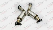 Silenced SS Exhaust Downpipes Pair for Nissan Z33 350Z VQ35DE Engines 03-06