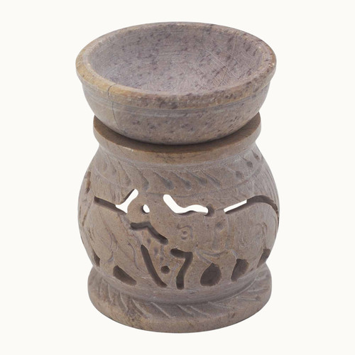Soapstone oil burner - burner, |