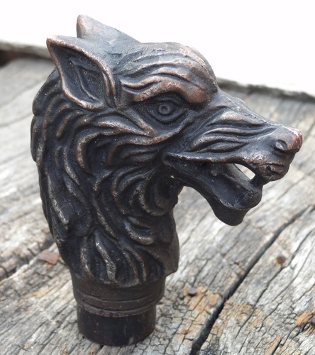 Antique solid dragon - antique, head