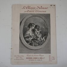 piano solo OCTAVE CREMIEUX le chemin d`amour , valse double boston canadien