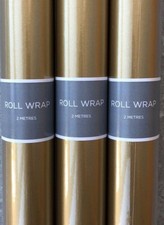 Hallmark gold wrapping - hallmark, paper