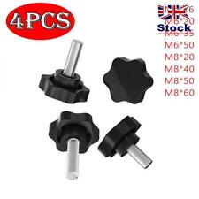 M6 M8 Threaded Thumb Screw Star Shaped Head Knob Carbon Steel Star Knobs Grips