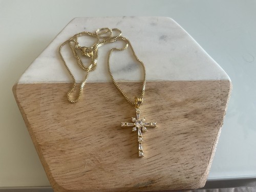 Gold crystal cross - cross, |