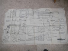 Flair Model Plans of Puppeteer a sports Biplane model around 57" wingspan