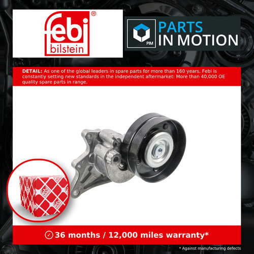 Aux belt tensioner fits - belt,