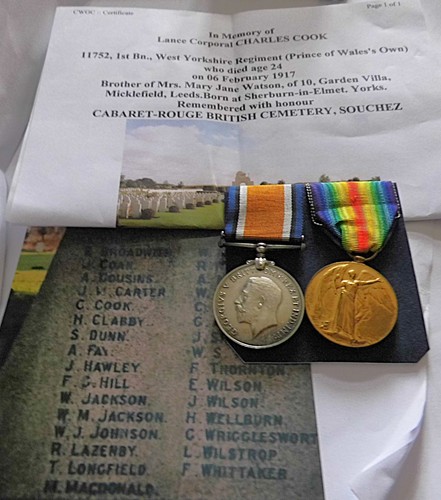 Ww1 pair medals - pair, cook