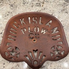 Antique Cast Iron Tractor Seat
