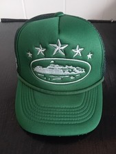 Corteiz Men's Green Trucker Cap One Size