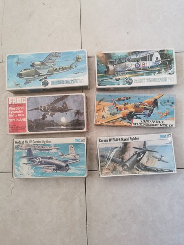 Vintage unmade aircraft models - vintage,