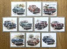 Vintage car card toppers for