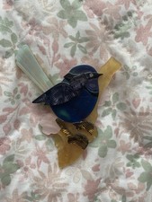 Resin Bird Brooch