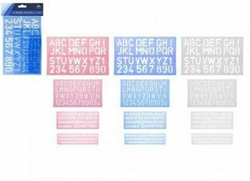Stencils plastic letters - stencils,