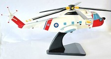 Naval / Air Rescue Helicopter Wooden Collectors Model 37 cm's