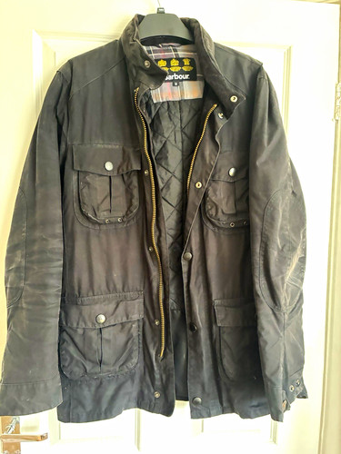 Barbour bedale black waxed - barbour,