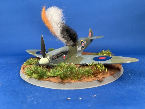 Spitfire crash landed - spitfire, ix,