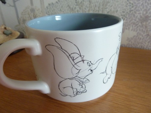 Disney dumbo sketches mug grey - dumbo,