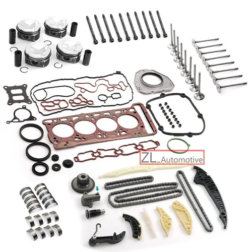 Engine rebuild piston - piston, timing