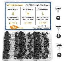 720 PCS Fishing Bobber Stopper