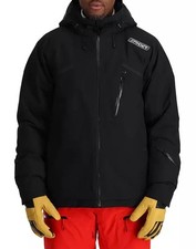 Spyder Jacket Leader  ◆ Ski ◆ Black Men Large NEW Insulated breathable❤️ 🕸️🎿🧥