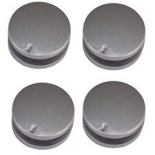 4 Oven Hob Control Knob Silver