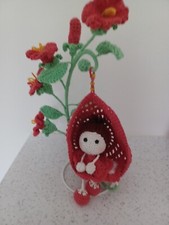 Crocheted Swing basket with