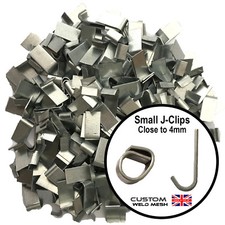 Heavy duty j-clip Aprox 400, fencing, poultry, aviary’s, wire mesh, Barbed wire.