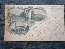 SPENNYMOOR Postcard views Durham HIGH STREET Church St Paul's Whitworth 1904