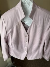 Ladies light lylic Faux Suede Countryside Jacket UK 12