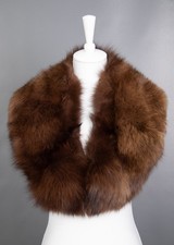 1361 GLAMOROUS REAL BLUE FOX FUR COAT LUXURY FUR JACKET STOLE BEAUTIFUL LOOK
