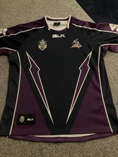 Melbourne Storm NRL Authentics Home Jersey BLK Mens 3XL XXXL