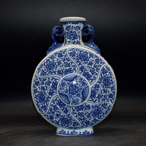 Chinese qing qianlong blue and - qianlong,