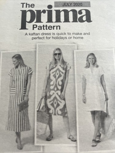 Prima sewing pattern kaftan - prima,