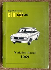 Ford Lotus Cortina Mk 2 Original Workshop Manual 1969 RS Twin Cam Chapman