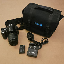 Nikon D60 10.2MP DSLR Camera Bundle DX AF-S Nikkor 18-55mm Lens Low Shutter 11k