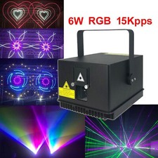 ILDA Scan 6W Laser Light RGB