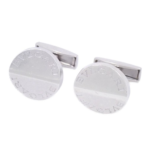 Bvlgari round cufflinks - round,