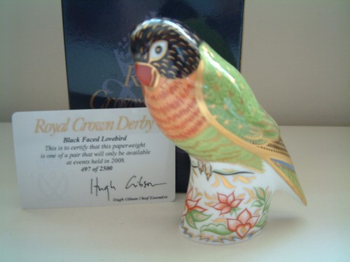 Rare royal crown derby male - rare, **