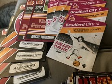 Bradford City home programmes