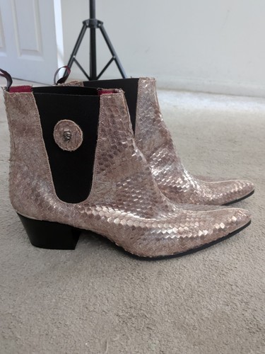 Jeffery west gold - gold, leather
