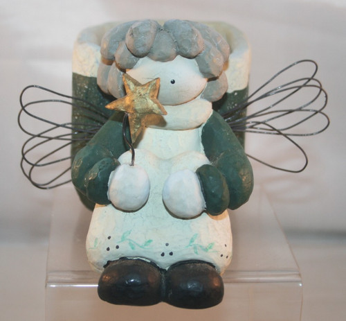 Crazy mountain angel votive - mountain,