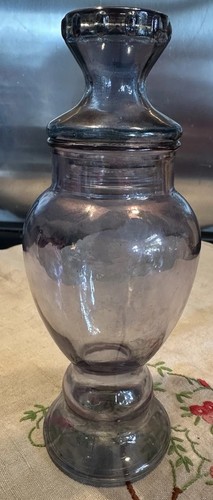 1960 apothecary glass jar - apothecary,